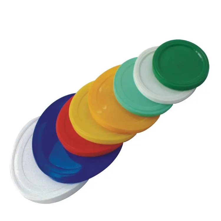Пластиковые крышки для банок, аксессуары для бумажных трубок, пластиковые крышки для пластиковых бутылок, закрывают крышки, полноцветные