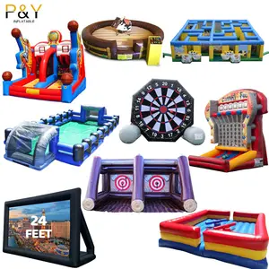 Commercial water park obstacle course adult giant outdoor sports china carnival events basketball inflatable games for kids