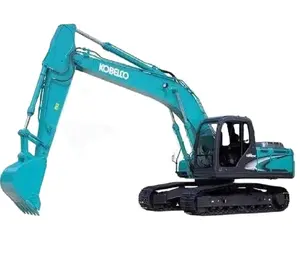 Kobelco SK260 26ton used crawler excavators for sale big digging bucket high speed railway construction machinery