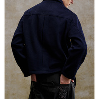 Veste de baseball en molleton de coton à sequins brodés de haute qualité pour hommes, coupe courte, poids lourd, manches longues, veste universitaire pour homme