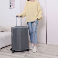 Ensemble de valises Eastshine ABS imperméables avec roulettes pivotantes à 360 degrés, barre de verrouillage - Personnalisable 20/24/26/29 pouces