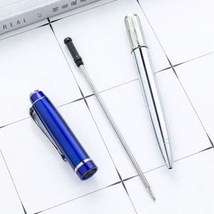 New Multi-Color 1.0Mm Custom Logo Hotel & Bank Business Gift Twist-Action Metal Ballpoint <b>Pen</b> - Product Image 4