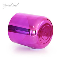 CrystalSoul Titane Électrolytique Violet Chakra Équilibre Reiki Energy Bowl Vente en gros Direct Bas Prix Quartz Produit