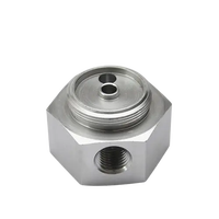 Composants usinés CNC 5 axes en acier inoxydable 304 et aluminium sur mesure, pièces OEM de haute qualité