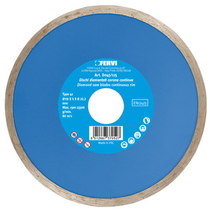 วัสดุขัดถู, ใบเจียร และใบตัด, แผ่นตัดเพชร FERVI CONTINUOUS CROWN DIAMOND DISCS - Product Image 1