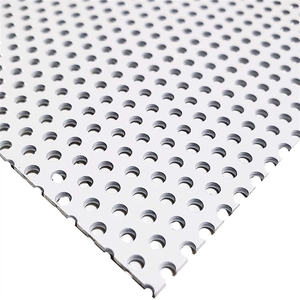 6.35mm Diameter Holes 10 Micron Clear Anodized Finish <b>Aluminum</b> Building Perforated Twill Weave Plate with Welding - Product Image 2
