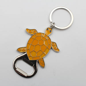 기념품 금속 동물 바다 해변 거북이 병따개 열쇠 고리 - Product Image 4