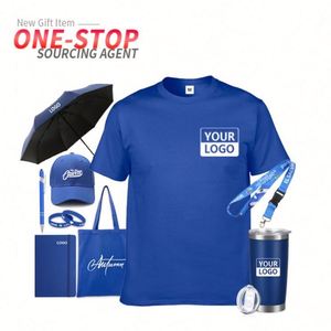 Customized Advertising Welcome <b>T</b>-<b>shirt</b> Gifts Novelty Business Giveaways Marketing Promotional Gifts Items With Logo - Product Image 1