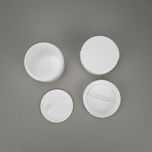 In Stock Luxury Cosmetic Jars with Flip Top PP Frosted Plastic Face Cream Jar with Tweezers 50g 100g 120g 150g - Product Image 4