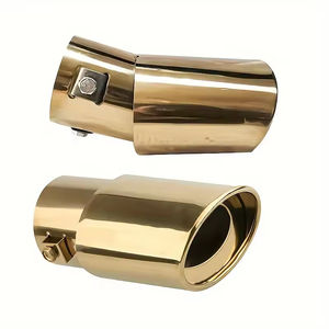 كاتم صوت سيارة مخصص من الفولاذ المقاوم للصدأ من JIACHENG، أنبوب عادم مستقيم/منحني لتزيين أنبوب العادم - Product Image 3