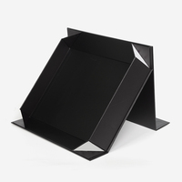 Biodégradable Noir Mat Grand Papier Rigide Carton Pliant Emballage De Luxe Aimant Coffrets Cadeaux pour Manteau