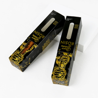 Boîte d'emballage cadeau de parfum en papier de luxe personnalisée avec fenêtre clairement en pvc et insert en papier
