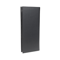 Porte-menu en cuir PU personnalisé, porte-menu pour restaurant, café, dossier de menu pour hôtel, bar, logo personnalisé, OEM, vente en gros, en vrac