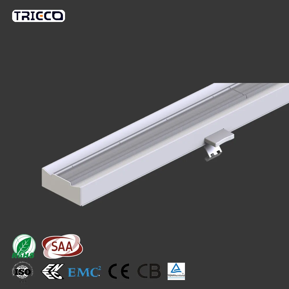 Substituição e retrofit convencional sistema de trunking ajuste fácil instalação rápida levou luz linear