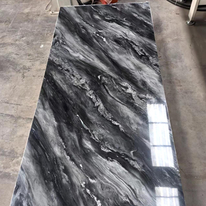 PVC đá cẩm thạch Hội Đồng Quản trị đá nhựa UV tấm Tường Bảng điều khiển tường đá cẩm thạch tấm Carbon <span class=keywords><strong>Slate</strong></span> đá cẩm thạch - Product Image 3