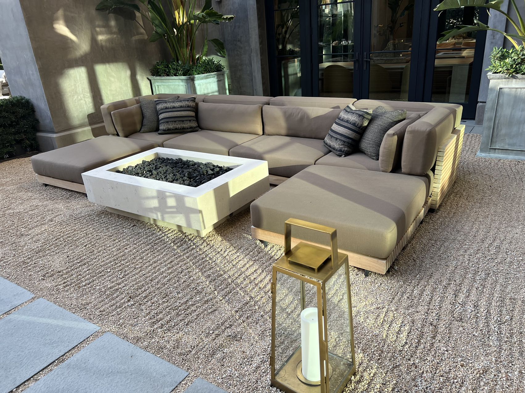 Outdoor Furniture Garden Sofas Sets High End Modern Sofa Set Teak  Patio  Wood outdoor furniture
