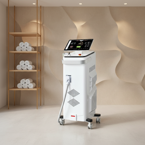 เครื่องกำจัดขนด้วยเลเซอร์ไดโอดความเข้มข้นสูงรุ่นอัพเกรด 4 ความยาวคลื่น สำหรับใช้งานเชิงพาณิชย์ แบบตั้งโต๊ะ มาตรฐาน EU - Product Image 1