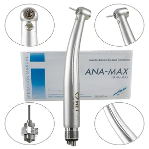 High ceramic bearing PA-NA MAX LED Dental high speed handpiece dental turbine DynaLED contra angle self generator 2 hole 4 holes