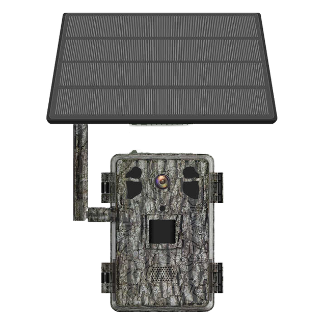 Solar Battery Powered H6 LTE Digital Hunting Trail Camera 4G Connectivity 940nm No Glow IR Light CMOS Sensor Element 14MP 1080P