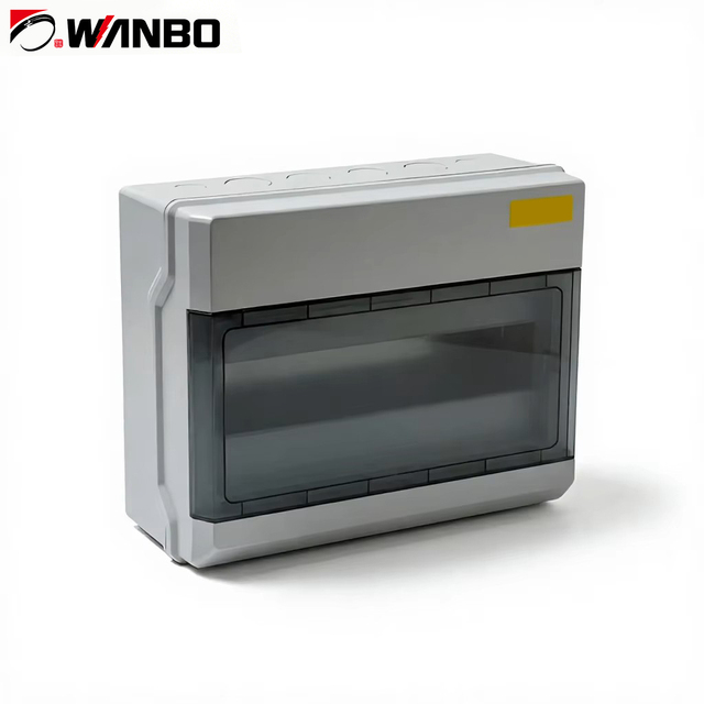 Wanbo-151 IP65 Waterproof ABS Plastic MCB Junction Electronics Instrument Enclosure Distribution Box with Polished Surface