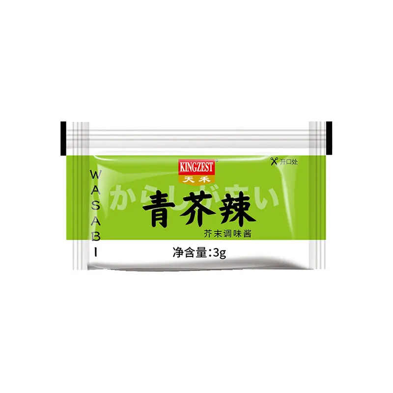 Japanse Stijl Sushi Wasabi Mosterd Saus Mini Pack Wasabi Pasta Wortel