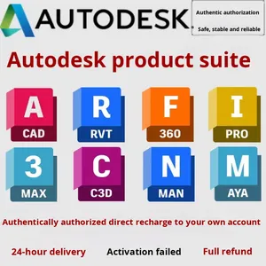 For Autodesk Genuine Software Family Pack for Autocad Revit Fusion Email Activation with Serial Number Internet Version in Stock - Product Image 3