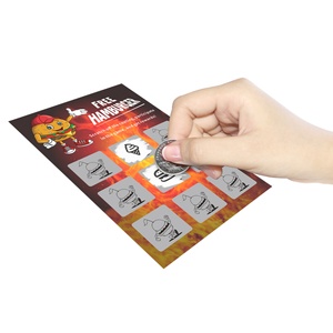 Tarjetas Rasca y Gana Personalizadas con Impresión Digital en Papel Grueso CMYK, Diseño de Premios, Sorteo de Boletos, Entrega Rápida - Product Image 3