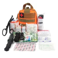 Kit de primeiros socorros para acampamento, tesoura emt, kit de sobrevivência, kits táticos de emergência, para escalada, pesca, esportes