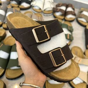 Sandales plates d'été pour hommes, style pêcheur, en microfibre, à bout fermé, antidérapantes, avec semelle intérieure en <span class=keywords><strong>EVA</strong></span>, faciles à enfiler - Product Image 1