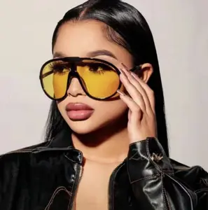 New Millennium Spicy Girls Fashion One Piece Sunglasses Future Technology Sense Unisex Sunglasses