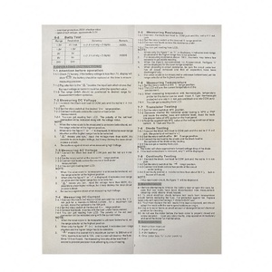 มัลติมิเตอร์ดิจิตอล VC830L แบบพกพา หน้าจอ LCD มีไฟแบ็คไลท์ วัดค่า AC/DC แอมป์ โวลต์ โอห์ม เครื่องทดสอบแรงดันไฟฟ้า - Product Image 6