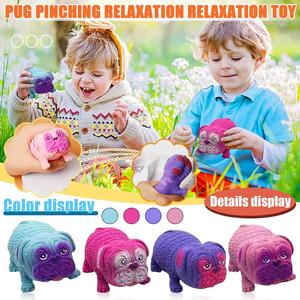 柔软的TPR无毒减压减压弹性动物拉伸挤压松软哈巴狗玩具 - Product Image 1