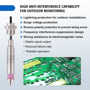 เซ็นเซอร์วัดระดับน้ำแบบอนาล็อก Holykell 4-20mA 0-5V สำหรับการวัดระดับน้ำในแม่น้ำ - Product Image 4