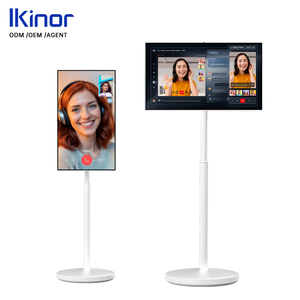 Ikinor con Ruote TV Portatile Ricaricabile da Interno con Display Rotante Smart TV Portatile da 21,5 Pollici <span class=keywords><strong>Radio</strong></span> Portatile con TV - Product Image 1