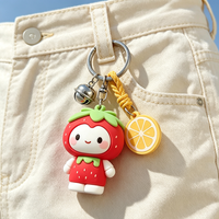 Porte-clés en PVC personnalisé de haute qualité, personnages de dessins animés et d'anime personnalisés, porte-clés 2D 3D imperméable OEM pour la promotion et les souvenirs