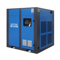 Compresor de Aire de Tornillo Industrial Estacionario Lubricado de Velocidad Variable Airstone 55kw 75hp IP54 PM 380V