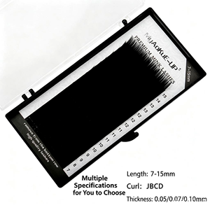 Plateaux d'extensions de cils classiques en gros, courbure J, en vison 5D, pour volume individuel, et faux cils naturels 3D - Product Image 1