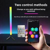 Barres lumineuses RVB contrôlées par application intelligente, synchronisation musicale, lampe de bureau à LED pour salle de jeux, éclairage de bureau à domicile moderne alimenté par USB