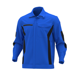 Chaquetas de <span class=keywords><strong>Trabajo</strong></span> Color Azul Rey para Hombre, Cómodas y Resistentes, Ropa de <span class=keywords><strong>Trabajo</strong></span>, Chaqueta de Taller - Product Image 4