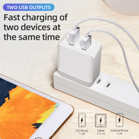 Evrensel Seyahat Şarj Cihazı Çift USB 2.1A Hızlı 10W Duvar Adaptörü AB/ABD Fişi Cep Telefonları Tabletler için Daha Fazlası