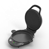 12 pouces portable multifonction électrique commercial automatique pan steak crêpe pepperoni fromage arabe pain maison pizza maker