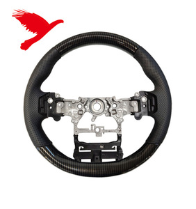 Remplacement de volant chauffant en fibre de carbone véritable pour Toyota Land <span class=keywords><strong>Cruiser</strong></span> LC250 J250 Prado 2024 2025 Accessoires de voiture 1 ensemble - Product Image 1
