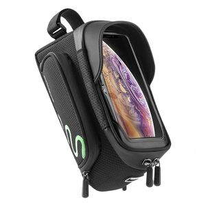 Bolsa impermeable para manillar de bicicleta con pantalla táctil para teléfono móvil, de fábrica BSCI. - Product Image 1
