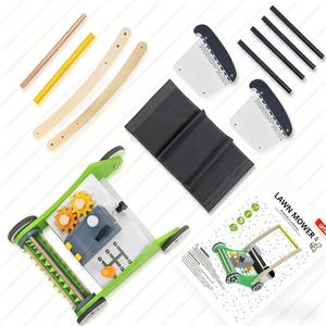 <span class=keywords><strong>Tondeuse</strong></span> à gazon en <span class=keywords><strong>bois</strong></span> multifonctionnelle pour nourrissons et enfants Poussette pour tout-petits Trotteur <span class=keywords><strong>Jouet</strong></span> éducatif Développement sensoriel Marcheur - Product Image 3