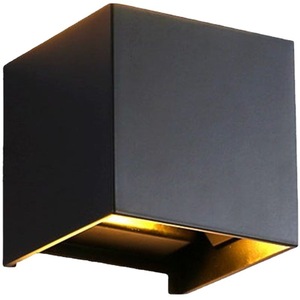 TasLamp – applique murale LED d'extérieur, carrée, en aluminium, lumière blanche chaude, pour éclairage de chevet, escalier, couloir - Product Image 2