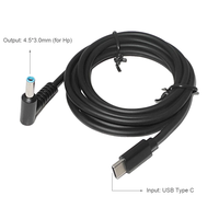 Bonne qualité PD 65W Type C mâle à DC 4.5*3.0mm Port câble de données mâle fil de charge rapide avec puce pour adaptateur secteur pour ordinateur portable