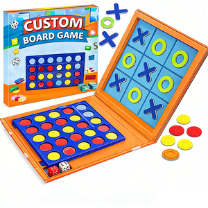 Custom OEM Board Game Factory Juego De Mesas Portable Eco-Friendly 2-Player Table Game Manufacturer Printing Logo - Product Image 1