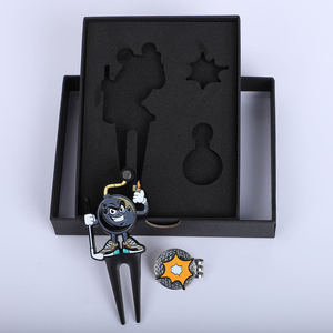 Kit de réparation de divots de golf en métal aimanté de haute qualité avec logo personnalisé, prix bas, vente en gros, avec boîte personnalisée - Product Image 4