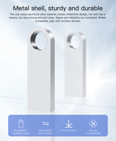 Memoria USB 3.0 Metálica Promocional Personalizada al por Mayor 4GB 8GB 16GB 64GB 128GB, Pendrive de 32GB 64GB