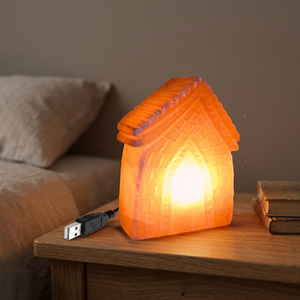 Wholesale High Quality USB <b>Mini</b> Himalayan Salt Lamp Wooden Tree Shape Hand Carved Night Light Feng Shui Style Eco-Friendly CE - Product Image 1